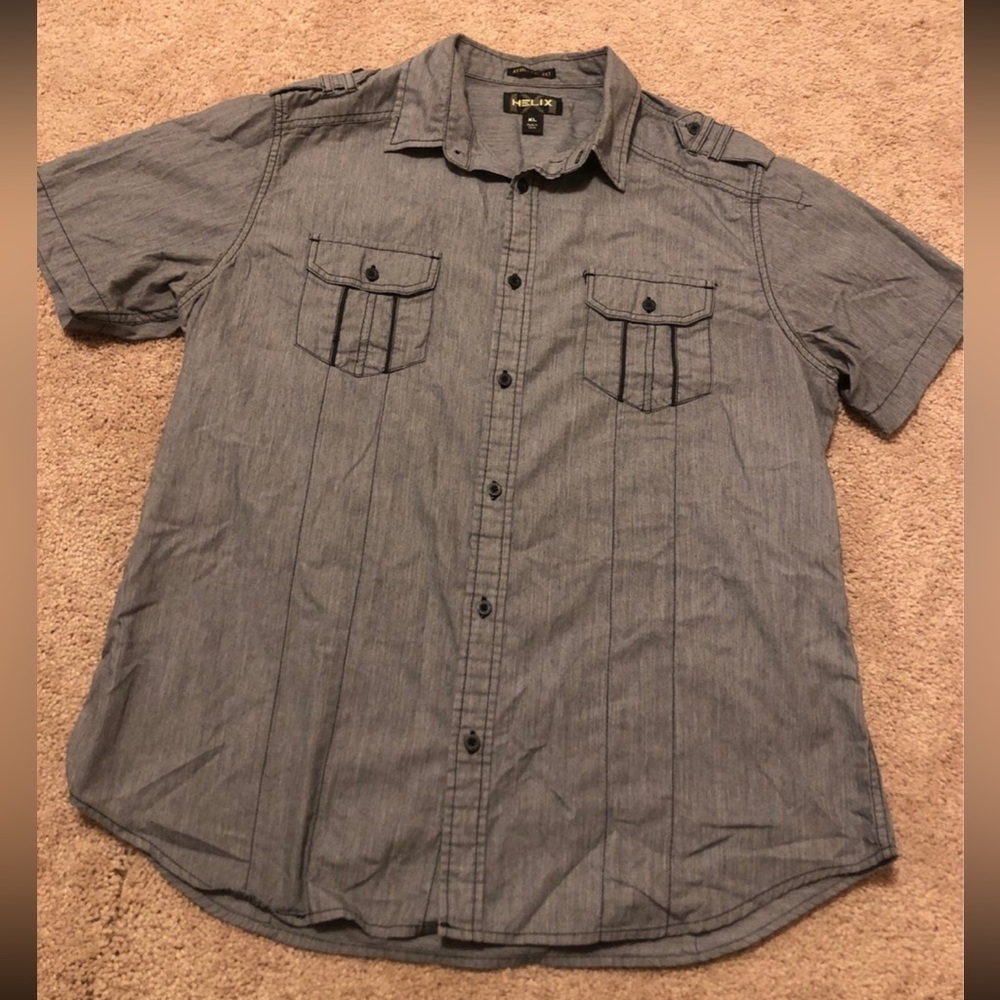 Helix button up